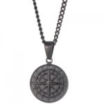 HARAHU Colier Compass - Negru KP34230
