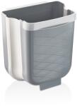 Qlux IDEAS IRIS L-00869-2 összecsukható, ajtóra akasztható szemetes 6 liter, szürke (L-00869-2) - bestbyte