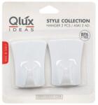 LUXPLASTIC IRIS L-00535 Stack and Lock, egymáshoz rögzíthető tároló, 400ml, fekete (L-00535) - bestbyte