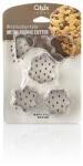 Qlux IDEAS IRIS L-00156 Biscuit süteményvágó forma szett 5 darabos, fém (L-00156) - bestbyte