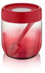 LUXPLASTIC IRIS C-00418 Rainbow piros üveg tároló 425ml (C-00418) - bestbyte