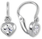 Soliter Brilio Gyermek szívek arany fülbevaló kristály tiszta 236001 00675 07