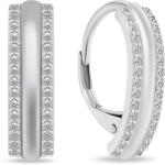 Brilio Silver Varázslatos ezüst fülbevalók cirkónium kövekkel LME299