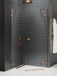 NEW TRENDY Avexa Copper Brushed cabină de duș 100x80 cm cupru periat/sticlă transparentă EXK-3828 (EXK3828)