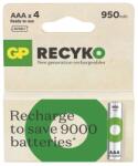 GP Batteries GP ReCyko NiMH Akkumulátor HR03 (AAA) 950mAh 4db B25114 (B25114)