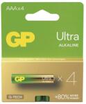 GP Batteries GP Ultra alkáli elem AAA 4db B02114 (B02114)