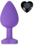 Mokko Toys Dop Anal Brighty, Small, Silicon, Mov/Negru, Mokko Toys