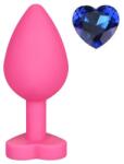 Mokko Toys Dop Anal Brighty, Large, Silicon, Roz/Albastru, Mokko Toys