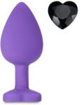 Mokko Toys Dop Anal Brighty, Medium, Silicon, Mov/Negru, Mokko Toys