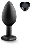Mokko Toys Dop Anal Brighty, Small, Silicon, Negru/Negru, Mokko Toys