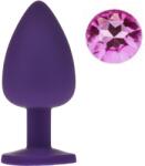 Guilty Toys Dop Anal Silicone Buttplug, Large, Mov/Roz, Guilty Toys