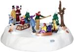 Lemax Viktoriánus körhinta a jégen Caddington Village 2014