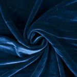 Takoy Elasztikus bársony anyag prémium Gloss 300g petrolkék színű