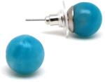 R. M. ékszer Fülbevaló golyó amazonit 10-11mm (088005)