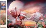 NORIMPEX - Puzzle Pictura cu diamant: Flamingo roz 30x40cm - 1 - 39 piese