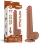 Lovetoy Dildo cu ventuza Sliding Skin Dual Layer 22 cm Dildo
