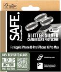 Panzer SAFE Camera Apple iPhone 16 Pro/15 Pro/16 Pro Max/15 Pro Max ezüst csillámos HoOps (SAFE95893)