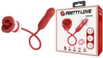 Pretty Love Ashlynn Thrusting & Licking Double Vibrator Red