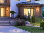 Neuhaus Lighting Group akkumulátoros LED-es állólámpa Euria fekete 125 cm x 16 cm átmérő
