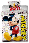 Disney Mickey ágyneműhuzat 140×200 cm, 63×63 cm microfibre /microfiber Nr 01