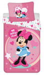Disney Minnie ágyneműhuzat 140×200 cm, 70x90 cm microfibre /microfiber Nr 08