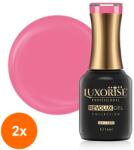 LUXORISE Set 2 x Oja Semipermanenta Revolux Luxorise, Supernova Pink 15 ml