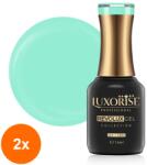 LUXORISE Set 2 x Oja Semipermanenta Revolux Luxorise, Mojito Mix 15 ml