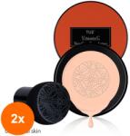 SensoPRO Set 2 x CC Cream Tuz Air Cushion Tuz Vitamin C & Spf50, 02 Natural Skin (TOT-2xTBY-G3949)