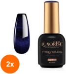 LUXORISE Set 2 x Oja Semipermanenta LUXORISE MAGNETICA - Galaxy, Orbit Lavender 10ml