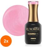 LUXORISE Set 2 x Oja Semipermanenta Revolux Luxorise, Rose Scent 15 ml