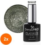 SensoPRO Set 2 x Oja Semipermanenta Platinum SensoPRO Milano, 10 ml, Luxe Fusion 18