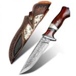HARAHU Cuțit de vânătoare Damasc HARAHU KA-29026 - Maro KP29026