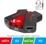 Spirit Of Gamer Egér / Billentyűzet adapter konzolokhoz - SOG-CONV2 (Audio, 3x USB-A, 2x USB-C, Nintendo / PS4 / PS3 / Xbox One) (SOG-CONV2)
