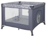 Lorelli Tarc de joaca Lorelli Playground Cool Grey Pandas, 100 x 100 cm, 0-36 luni, salteluta, usa cu fermoar, geanta transport, mecanism dublu de siguranta