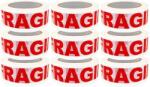 Label Print Pachet 6 role banda adeziva pesonalizata fragile 50mm X 60m (MF500124970)