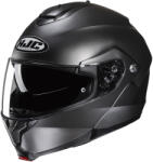 HJC C91N Semi Flat Titanium Cască Moto Flip-Up ECE 22.06 cu Sunvisor 10719506-511 10719508 (10719508)
