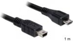 Delock Cablu Delock Cable USB 2.0 micro-B male USB mini male 83177 (83177)