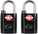 LifeVenture TSA Mini Padlocks Цвят: черен