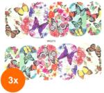 Luxorise Set 3 x Tatuaj Unghii Luxorise, Butterfly Wg273 (TOT-3xTBY-L2156)