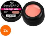 SensoPRO Set 2 x Gel Uv Colorat Peach Nude 5 ml, SensoPRO Milano (TOT-2xTBY-S0204)