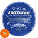Snazaroo Set 2 x Pictura pe Fata Snazaroo, Sky Blue, 18 ml (CUL-2x1118355)
