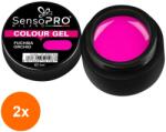 SensoPRO Set 2 x Gel Uv Colorat Fuchsia Orchid 5 ml, SensoPRO Milano (TOT-2xTBY-S0264)