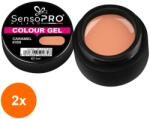 SensoPRO Set 2 x Gel Uv Colorat Caramel Kiss 5 ml, SensoPRO Milano (TOT-2xTBY-S0297)