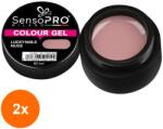 SensoPRO Set 2 x Gel Uv Colorat Lucky Nails Nude, SensoPRO Milano (TOT-2xTBY-S0273)