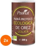 Pronat Set 2 x Pudra Proteica BIO de Orez Izolata, 200 g, Pronat (ORP-2xPRN09850)