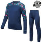 Sensor Merino Impress Set gyerek funkcionális szett Gyerek 130 / rózsaszín