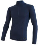 Sensor Merino DF zip férfi funkcionális póló L / kék