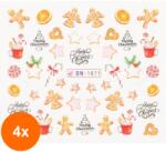 Luxorise Set 4 x Tatuaj Unghii Luxorise Sweets For Santa, Bn-1871 (TOT-4xTBY-L3148)