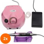 Luxorise Srl Set 2 x Pila Electrica Profesionala Powerpro Elite, Luxorise, 30.000 Rpm, Pink (TOT-2xTBY-L0294)