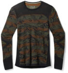 Smartwool M Intraknit Thermal Mrn Bl Pattern Crew férfi funkcionális póló XL / szürke/zöld